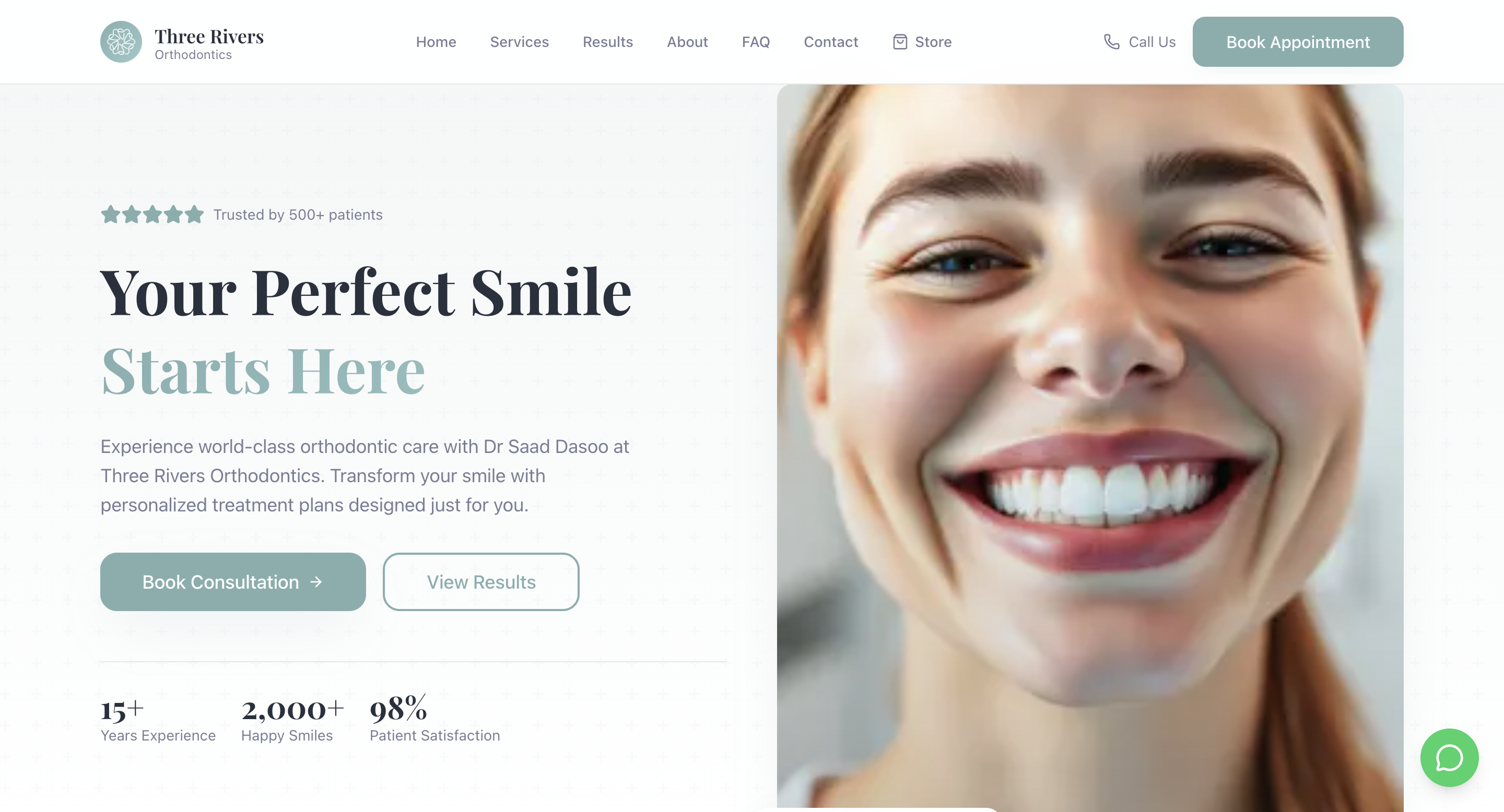 Orthodontics Appointment Website